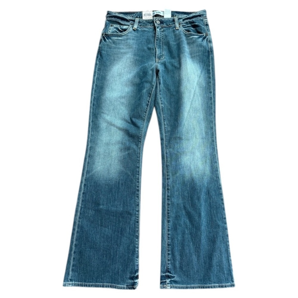 NWT GAP Stretch Women's Flare Jeans Just Below Waist Slightly Loose Flared sz 12
